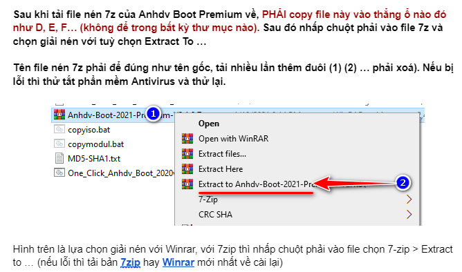 Tải về Anhdv Boot Premium 2022 v22.01 _Cach_Tao_Boot_100%_OK Bản 2022 cấu trúc khác bản 2021, nên dùng tính năng cập nhật bằng 1 click cần hiện phân vùng boot, xóa mục WIM đi mới chạy tool 1 click để cập nhật