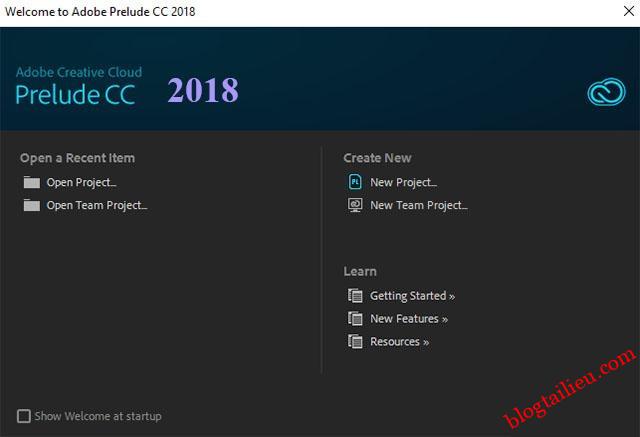 Download Adobe Prelude CC 2018 Free Full vĩnh viễn mới nhất