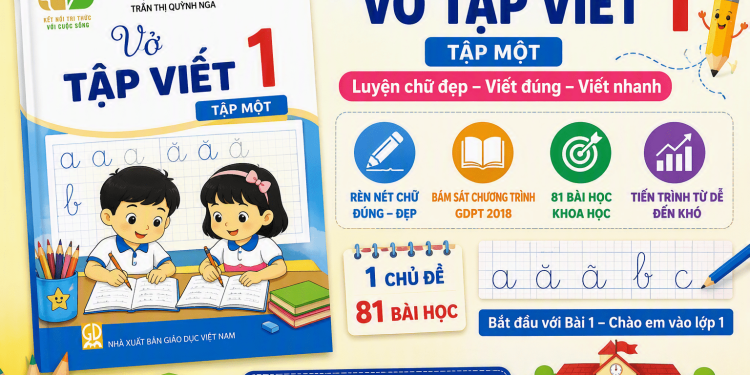 Vở Tập Viết 1 Tập Một PDF – Link Xem Online, Tải Về Và Nội Dung Chi Tiết 81 Bài Học